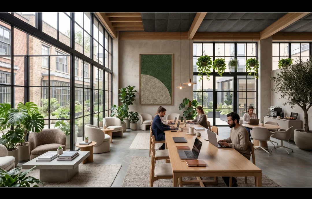 A welcoming group collaborating around a table